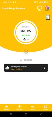 CryptoForge Network android App screenshot 0